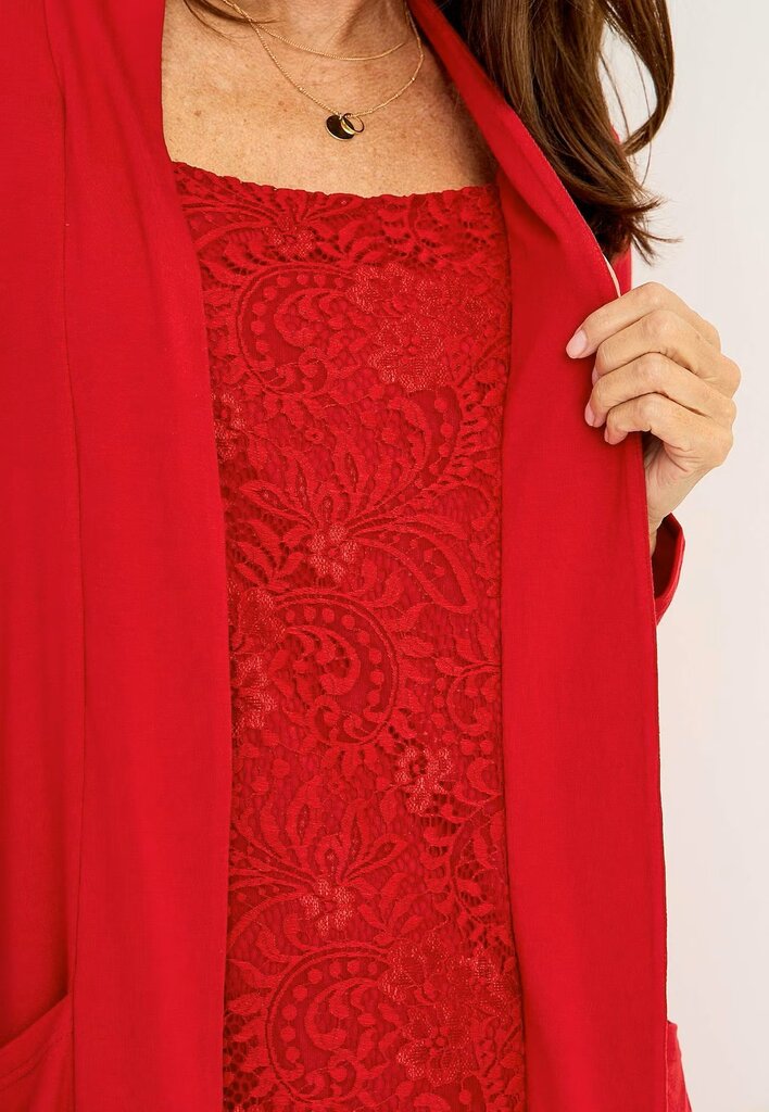 Cellbes naiste kleit ELINA, punane hind ja info | Kleidid | hansapost.ee