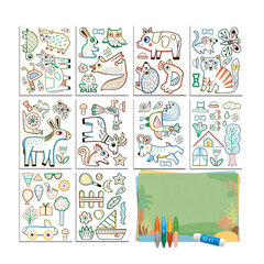 Набор для творчества - Животные Djeco DJ08997 цена и информация | Развивающие игрушки для детей | hansapost.ee