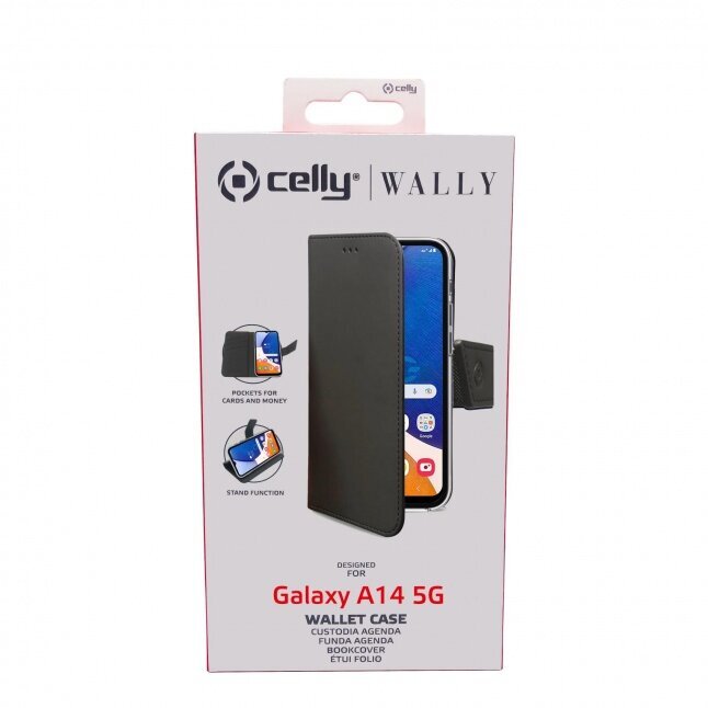CELLY Samsung Galaxy A14 5G, Black цена и информация | Telefonide kaitsekaaned ja -ümbrised | hansapost.ee