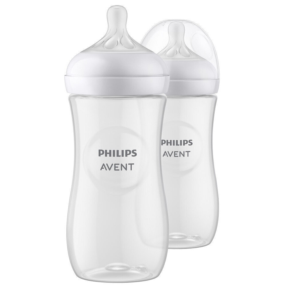 Lutipudelite komplekt Philips Avent Natural Response SCY906/02, 3+ kuud, 330 ml цена и информация | Lutipudelid ja tarvikud | hansapost.ee