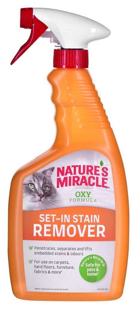 Toode kassi uriini lõhna ja plekkide eemaldamiseks Nature's Miracle Set-In Oxy Stain&Odour, 709 ml hind ja info | Hooldus/grooming | hansapost.ee