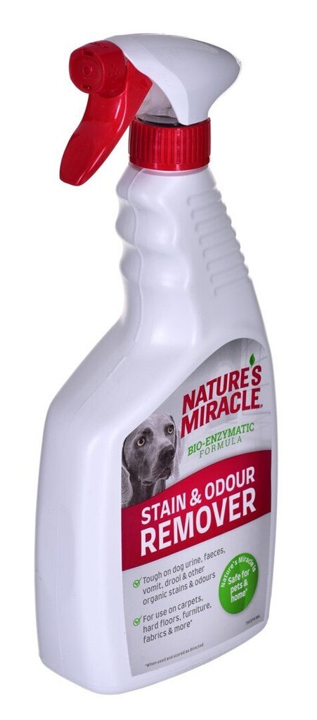 Toode igapäevase koera mustuse eemaldamiseks Nature's Miracle Stain&Odour melon. 946 ml hind ja info | Hooldus/grooming | hansapost.ee