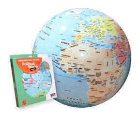 Надувной глобус-мяч CALY, Мир, 40957, 42 см цена и информация | Caly Товары для детей и младенцев | hansapost.ee
