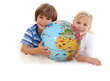 Täispuhutav gloobus-pall CALY, Maailma imed, 40889, 42 cm цена и информация | Arendavad laste mänguasjad | hansapost.ee