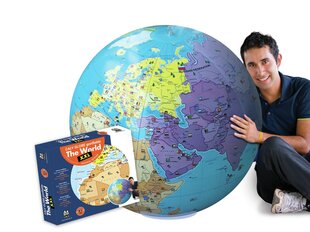 Надувной глобус-мяч CALY, Мир XXL, 40605, 85 см цена и информация | Развивающие игрушки для детей | hansapost.ee