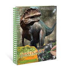 Творческая книга Dinos Art Scratch & Sketch, 15201 цена и информация | Развивающие игрушки для детей | hansapost.ee