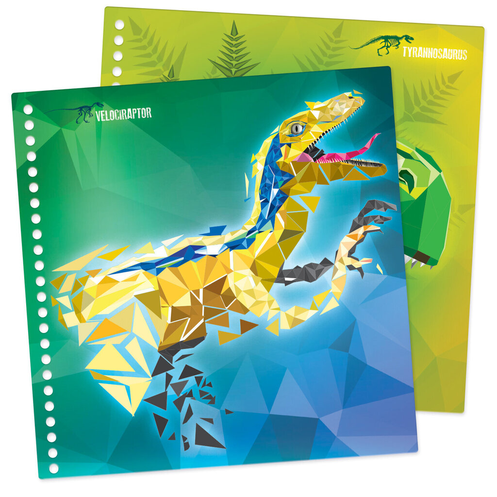 Loominguline raamat Dinos Art Sticker-by-Number, 15202 hind ja info | Arendavad laste mänguasjad | hansapost.ee