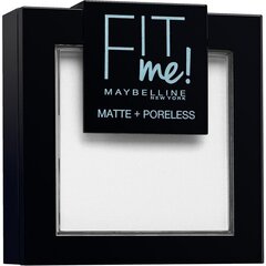 Компактная пудра Maybelline New York Fit Me Matte&Poreless, 090 Transparent, 9 г цена и информация | Пудры, базы под макияж | hansapost.ee