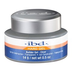 Tugevdav küünelakk geel IBD Hard Builder, läbipaistev, 14 g hind ja info | Küünelakid ja küünelakieemaldajad | hansapost.ee