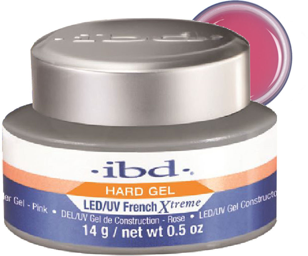 Tugevdav küünelakk geel IBD French Xtreme, roosa, 14 g hind ja info | Küünelakid ja küünelakieemaldajad | hansapost.ee