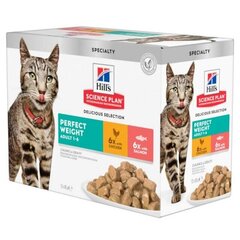 Hill's Science Plan для кошек с избыточным весом, 12 x 85 г цена и информация | Кошачьи консервы | hansapost.ee