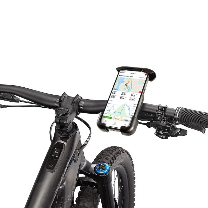 Jalgratta ja mootorratta telefonihoidik Crong Bikeclip Enduro, must hind ja info | Rattakotid ja telefonikotid | hansapost.ee