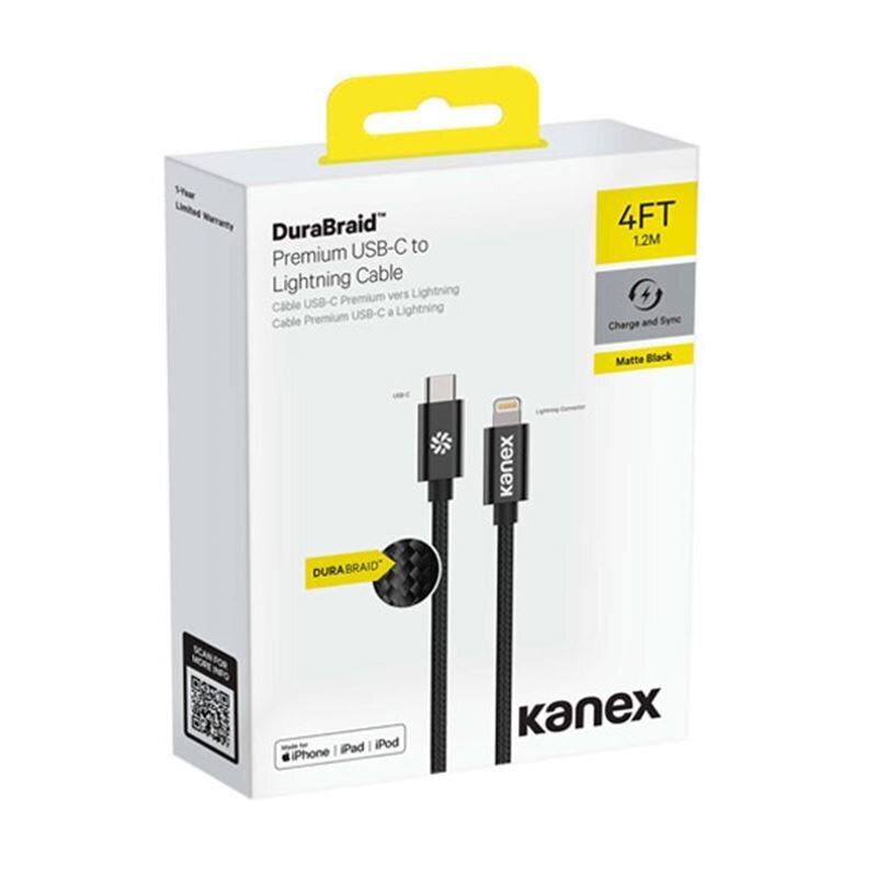 Kanex Premium Durabraid hind ja info | Mobiiltelefonide kaablid | hansapost.ee