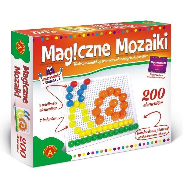 Alexander Magic Mosaiics Education 200 elementi цена и информация | Arendavad laste mänguasjad | hansapost.ee