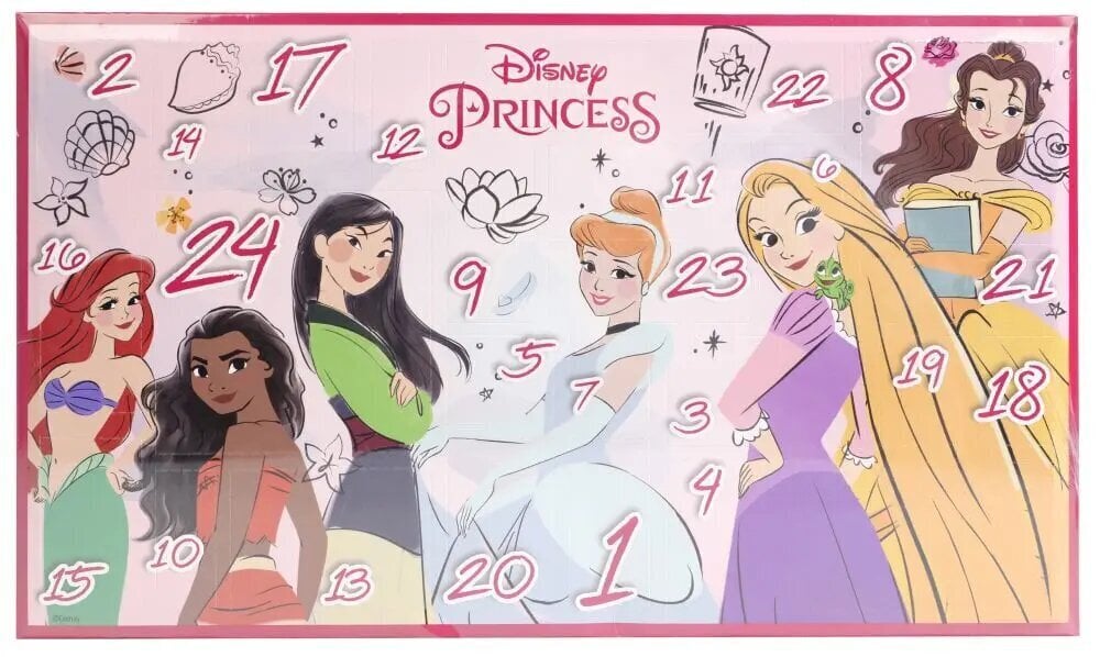 Markwins Disney Princess: 24 päeva seiklus (1580354E) hind ja info | Mänguasjad tüdrukutele | hansapost.ee