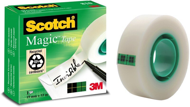 Matt kleeplint SCOTCH MAGIC INVISIBLE, 19 mm x 33 m цена и информация | Kirjatarvikud | hansapost.ee