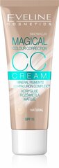 Matt tooniv kreem Eveline Magical Colour Correction CC Cream SPF15 30 ml, 51 Natural hind ja info | Jumestuskreemid ja puudrid | hansapost.ee