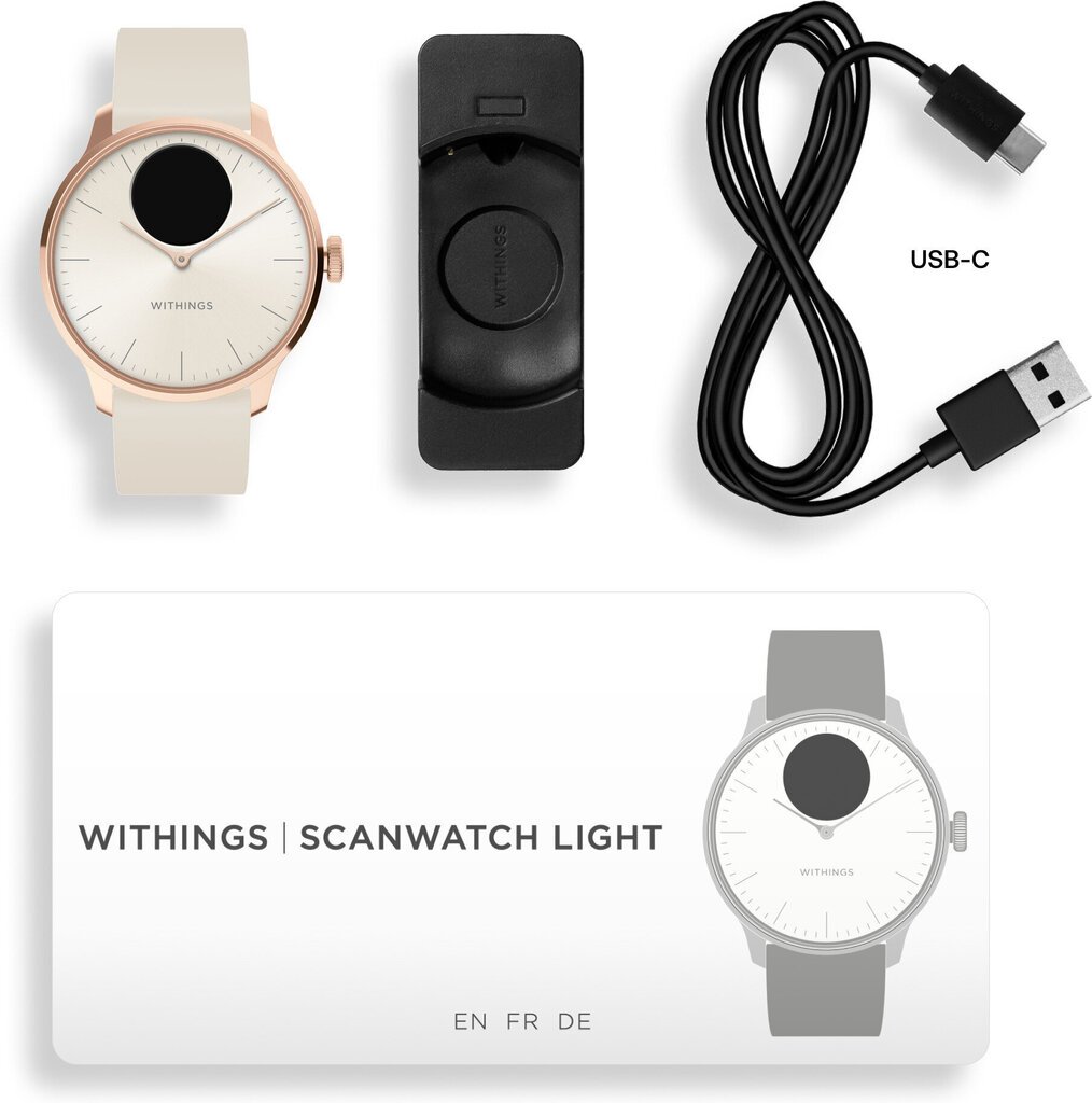 Withings Scanwatch Light 37mm цена и информация | Nutikellad, laste nutikellad | hansapost.ee