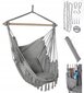 Brazilian swing swing armchair boho gray XXL hind ja info | Võrkkiiged | hansapost.ee