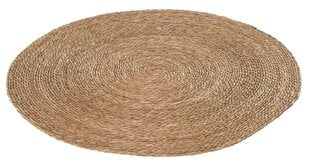 RATTAN WOVEN MAT, DIAMETER 100CM hind ja info | Vaibad | hansapost.ee