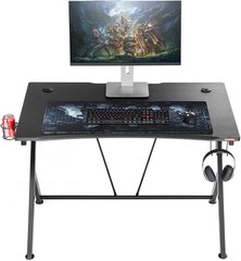 Gaming Desk, 115x74x76, Black цена и информация | Компьютерные, письменные столы | hansapost.ee