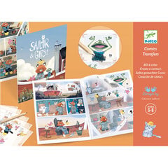 Hõõrutav ülekandmine - Koomiks - Meremees, Djeco DJ09559 hind ja info | Arendavad laste mänguasjad | hansapost.ee