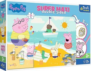 Kahepoolne puzzle Trefl Peppa Pig 24 tükki цена и информация | Пазлы | hansapost.ee