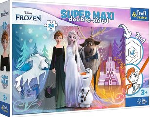 Kahepoolne puzzle Trefl Frozen 24 tükki цена и информация | Пазлы | hansapost.ee