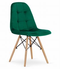 3-tooli komplekt Dumo, roheline hind ja info | Köögitoolid, söögitoolid | hansapost.ee