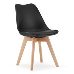 Набор из 3 стульев Mark, черный цена и информация | Стулья для кухни и столовой | hansapost.ee