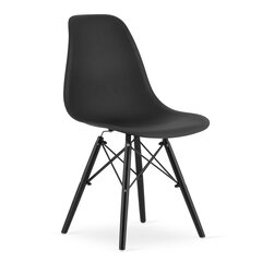 Комплект из 2 стульев Osaka, черный цена и информация | Стулья для кухни и столовой | hansapost.ee