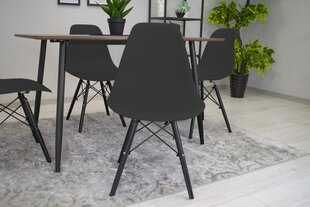 Комплект из 2 стульев Osaka, черный цена и информация | Стулья для кухни и столовой | hansapost.ee