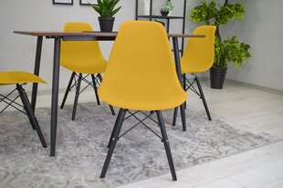 Комплект из 3 стульев Osaka, желтый/черный цена и информация | Стулья для кухни и столовой | hansapost.ee