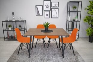 Комплект из 3 стульев Osaka, оранжевый/черный цена и информация | Стулья для кухни и столовой | hansapost.ee