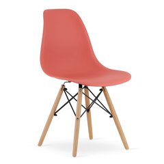 Комплект из 3 стульев Osaka, красный/коричневый цена и информация | Стулья для кухни и столовой | hansapost.ee