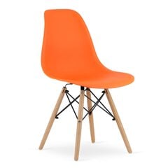 Комплект из 2 стульев Osaka, оранжевый/коричневый цена и информация | Стулья для кухни и столовой | hansapost.ee