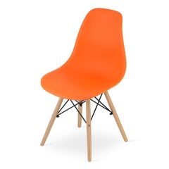 2-tooli komplekt Osaka, oranž/pruun hind ja info | Köögitoolid, söögitoolid | hansapost.ee