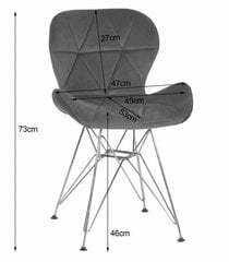 Комплект из 2-х стульев Nest, зеленый цена и информация | Стулья для кухни и столовой | hansapost.ee
