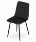 3-tooli komplekt Kara, must hind ja info | Köögitoolid, söögitoolid | hansapost.ee