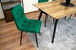 3-tooli komplekt Kara, roheline цена и информация | Köögitoolid, söögitoolid | hansapost.ee
