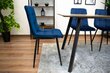 3-tooli komplekt Kara, sinine цена и информация | Köögitoolid, söögitoolid | hansapost.ee