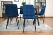 3-tooli komplekt Kara, sinine цена и информация | Köögitoolid, söögitoolid | hansapost.ee