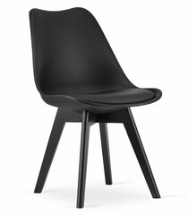 Набор из 2 стульев Mark, черный цена и информация | Стулья для кухни и столовой | hansapost.ee