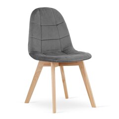 Набор из 3 стульев Bora, серый цвет цена и информация | Стулья для кухни и столовой | hansapost.ee