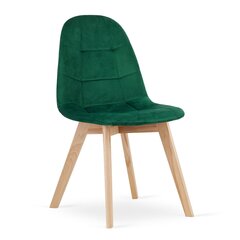 Набор из 2 стульев Bora, зеленый цена и информация | Стулья для кухни и столовой | hansapost.ee