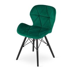 Набор из 2 обеденных стульев Lago, зеленый цена и информация | Стулья для кухни и столовой | hansapost.ee