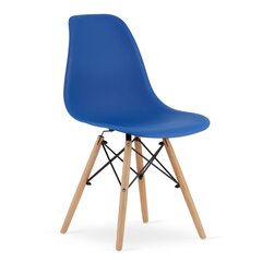 Комплект из 3 стульев Osaka, синий/коричневый цена и информация | Стулья для кухни и столовой | hansapost.ee