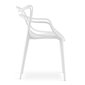 3-tooli komplekt Kato, valge цена и информация | Köögitoolid, söögitoolid | hansapost.ee