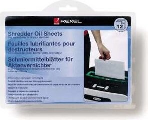 Paberipurustaja Rexel õlilehed Shredder Oil Sheets 12 tk. hind ja info | Kirjatarvikud | hansapost.ee