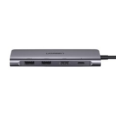 Adapter HUB UGREEN CM195 USB-C to HDMI, 2x USB-A 3.0, SD|TF, PD цена и информация | Адаптеры и USB-hub | hansapost.ee